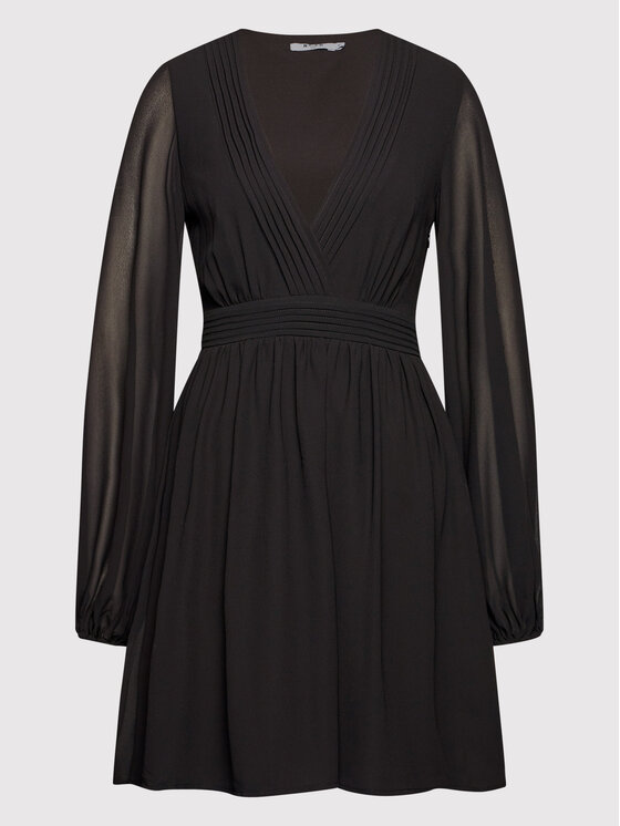 NA-KD Sukienka koktajlowa Waist Detail 1014-001196-0002-581 Czarny Regular Fit zdjęcie nr 5