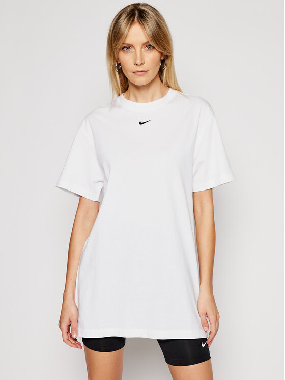 Nike Sukienka codzienna Sportswear Essential CJ2242 Biały Loose Fit