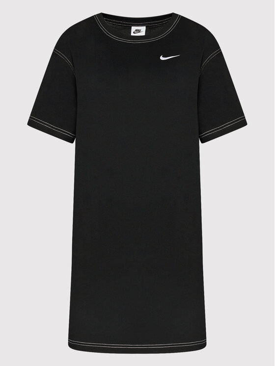 Nike Sukienka codzienna Swoosh DM6191 Czarny Oversize zdjęcie nr 5