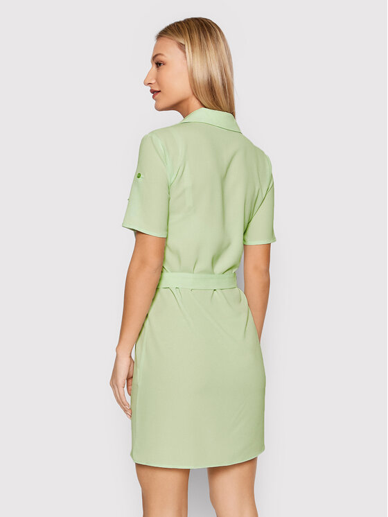 Noisy May Sukienka koszulowa Nmvera 27021164 Zielony Regular Fit zdjęcie nr 3