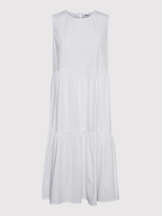 Noisy May Sukienka letnia Loone 27020154 Biały Regular Fit