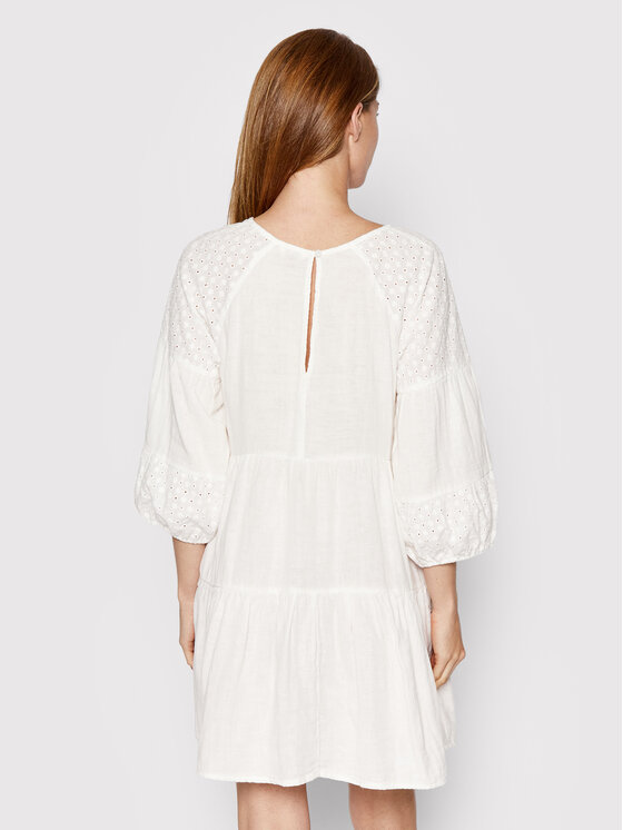 ONLY Sukienka codzienna Drue 15257500 Biały Regular Fit zdjęcie nr 3