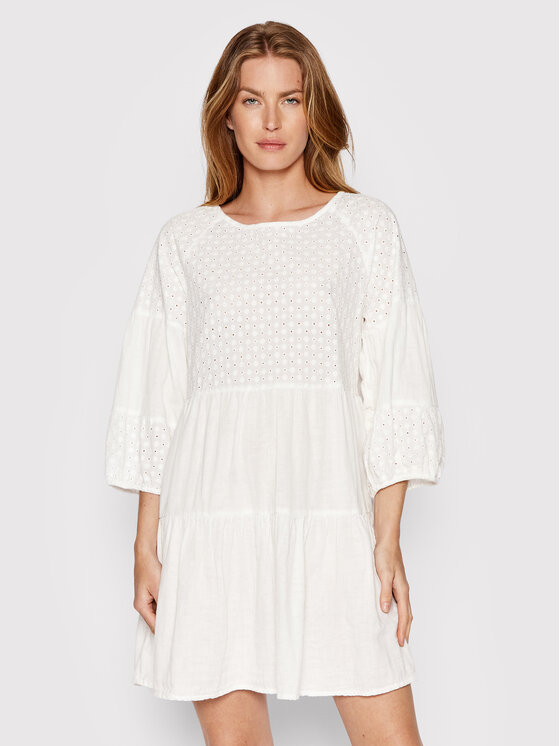 ONLY Sukienka codzienna Drue 15257500 Biały Regular Fit