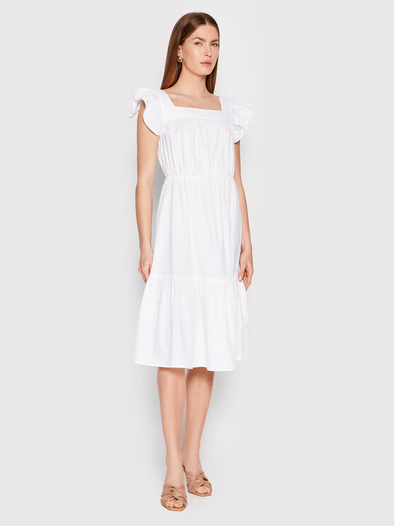 ONLY Sukienka codzienna Kirby 15261382 Biały Regular Fit zdjęcie nr 2