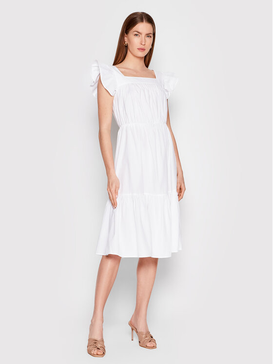 ONLY Sukienka codzienna Kirby 15261382 Biały Regular Fit