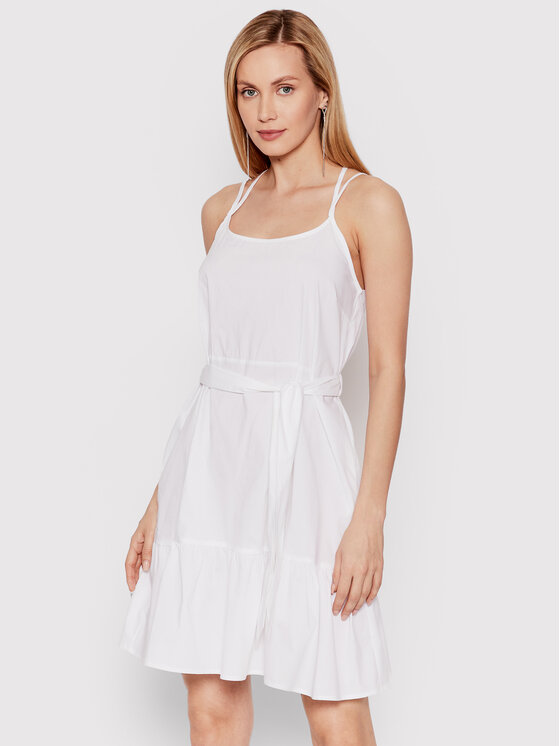 ONLY Sukienka letnia Charlot 15254274 Biały Regular Fit
