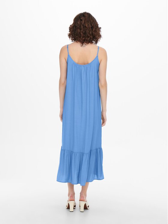 ONLY Sukienka letnia Missy 15260401 Niebieski Regular Fit zdjęcie nr 3