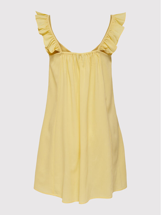 ONLY Sukienka letnia Zora 15250012 Żółty Regular Fit zdjęcie nr 2