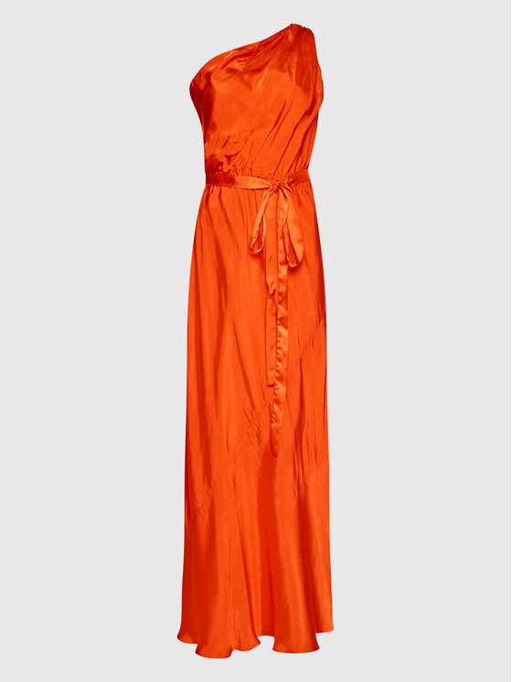 Pinko Sukienka letnia Agave 1Q10D4 6660 Pomarańczowy Regular Fit zdjęcie nr 5