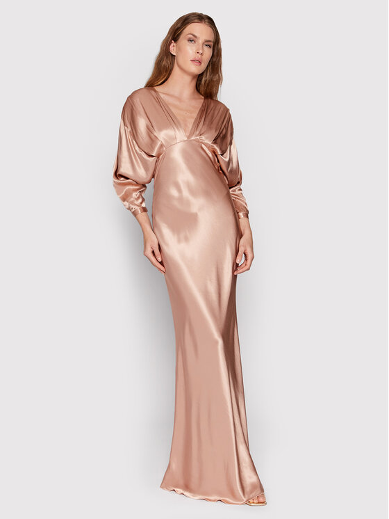 Pinko Sukienka wieczorowa Amarena 1N13J5 Z345 Różowy Regular Fit