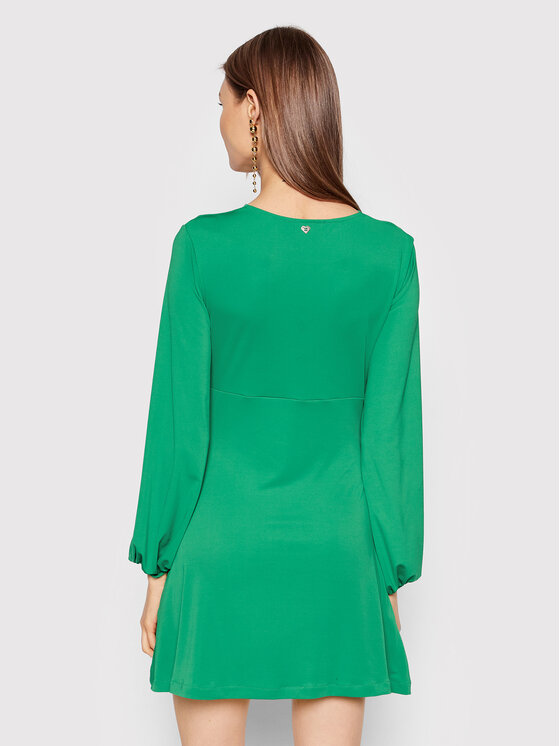 Please Sukienka koktajlowa A1EJANH000 Zielony Regular Fit zdjęcie nr 3