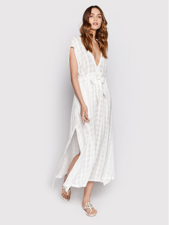 Polo Ralph Lauren Sukienka letnia 21007378 Biały Regular Fit zdjęcie nr 2