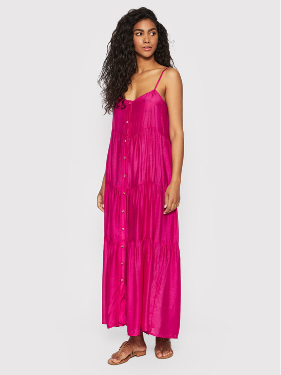 Polo Ralph Lauren Sukienka letnia 21265378 Różowy Relaxed Fit