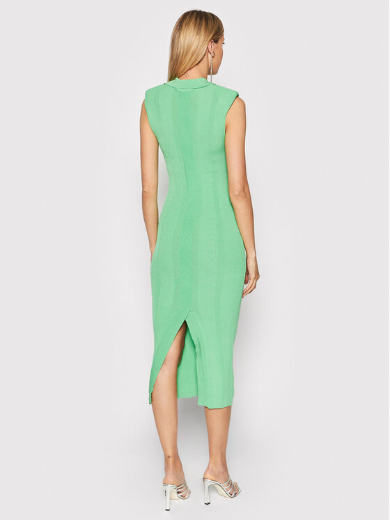 Remain Sukienka codzienna Joy Sl Knit RM1091 Zielony Slim Fit zdjęcie nr 3