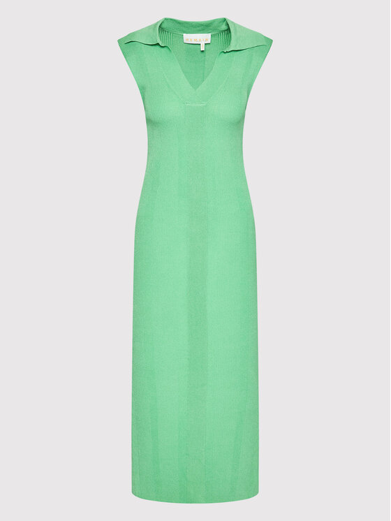 Remain Sukienka codzienna Joy Sl Knit RM1091 Zielony Slim Fit zdjęcie nr 5