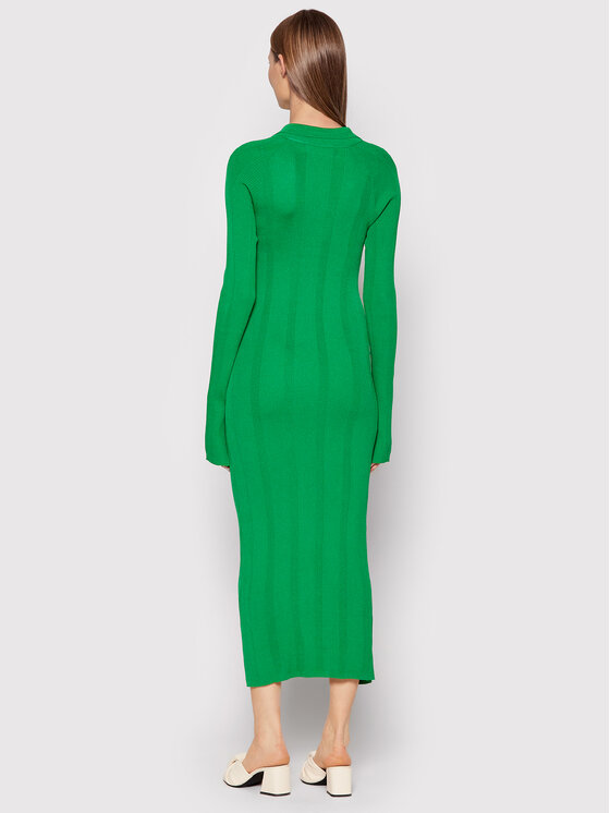 Remain Sukienka dzianinowa Alzira RM1052 Zielony Slim Fit zdjęcie nr 3
