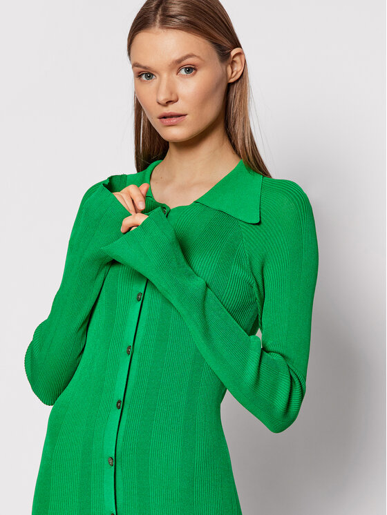 Remain Sukienka dzianinowa Alzira RM1052 Zielony Slim Fit zdjęcie nr 4