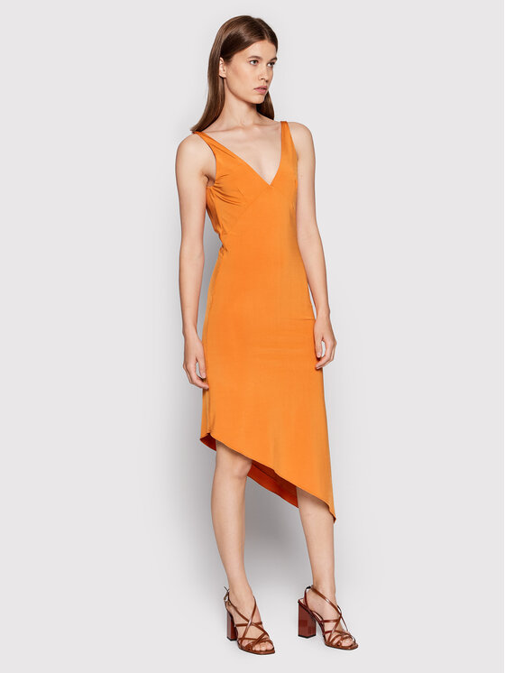 Remain Sukienka letnia Gosha RM1224 Pomarańczowy Regular Fit zdjęcie nr 2