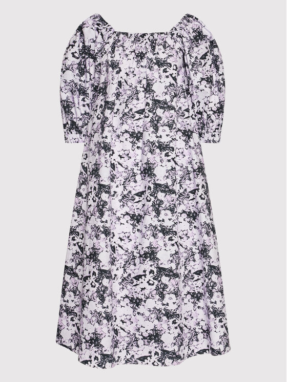 Remain Sukienka letnia Una RM850 Fioletowy Loose Fit zdjęcie nr 5
