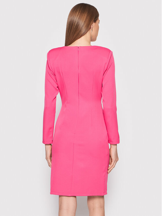 Rinascimento Sukienka codzienna CFC0018394002 Różowy Slim Fit zdjęcie nr 3