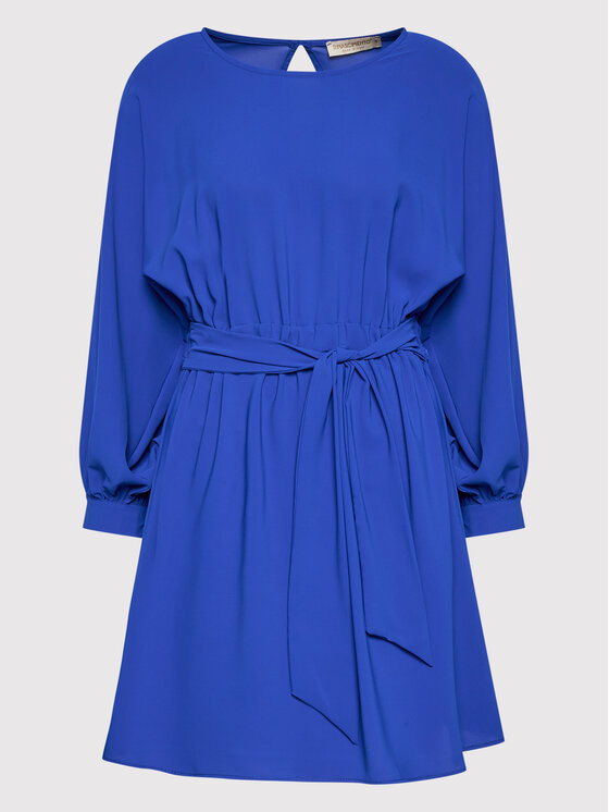 Rinascimento Sukienka codzienna CFC0106038003 Niebieski Regular Fit zdjęcie nr 5