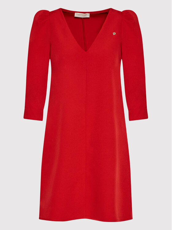 Rinascimento Sukienka codzienna CFC0106174003 Czerwony Regular Fit zdjęcie nr 5