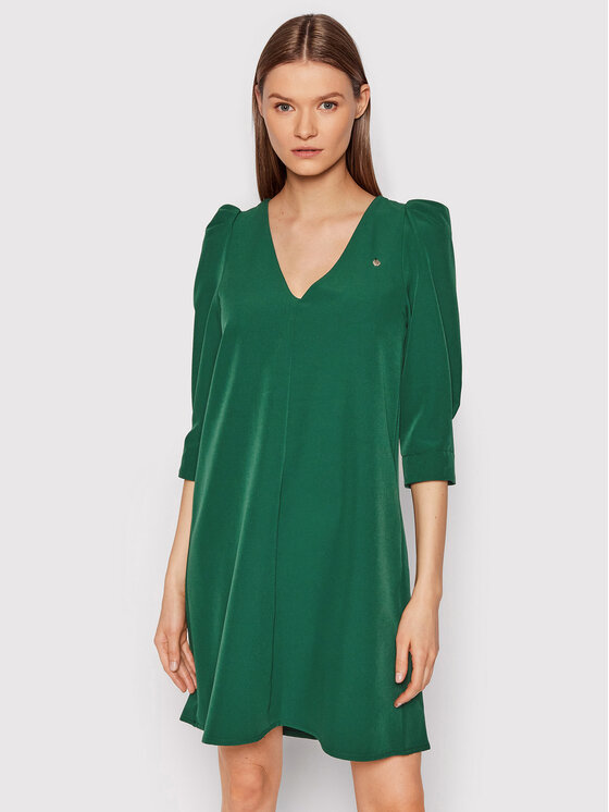 Rinascimento Sukienka codzienna CFC0106174003 Zielony Regular Fit