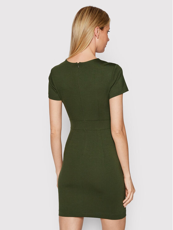 Rinascimento Sukienka codzienna CFC0107550003 Zielony Slim Fit zdjęcie nr 3