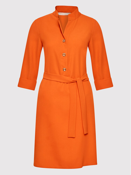 Rinascimento Sukienka codzienna CFC0107736003 Pomarańczowy Regular Fit zdjęcie nr 5