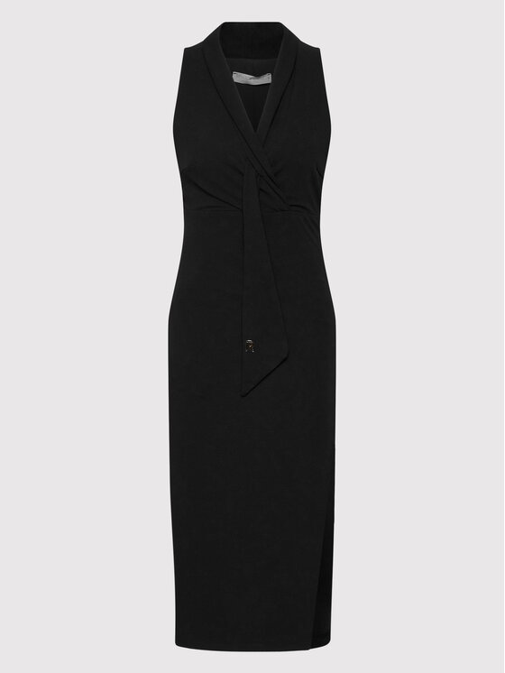 Rinascimento Sukienka koktajlowa CFC0018388002 Czarny Slim Fit zdjęcie nr 5