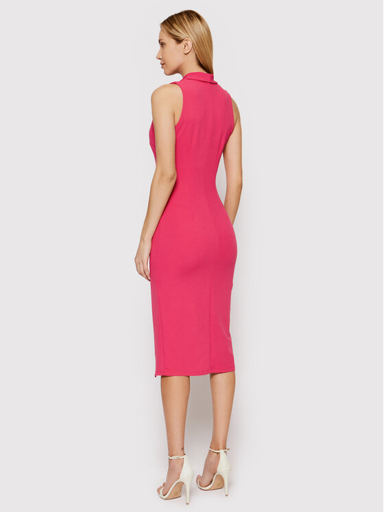 Rinascimento Sukienka koktajlowa CFC0018388002 Różowy Regular Fit zdjęcie nr 3
