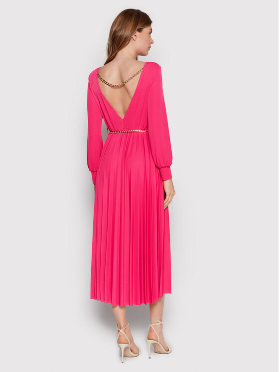Rinascimento Sukienka koktajlowa CFC0018404002 Różowy Regular Fit zdjęcie nr 3