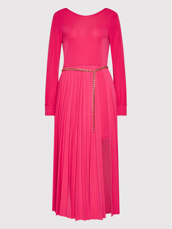 Rinascimento Sukienka koktajlowa CFC0018404002 Różowy Regular Fit zdjęcie nr 5