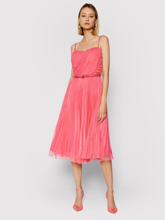 Rinascimento Sukienka koktajlowa CFC0103673003 Różowy Regular Fit zdjęcie nr 2