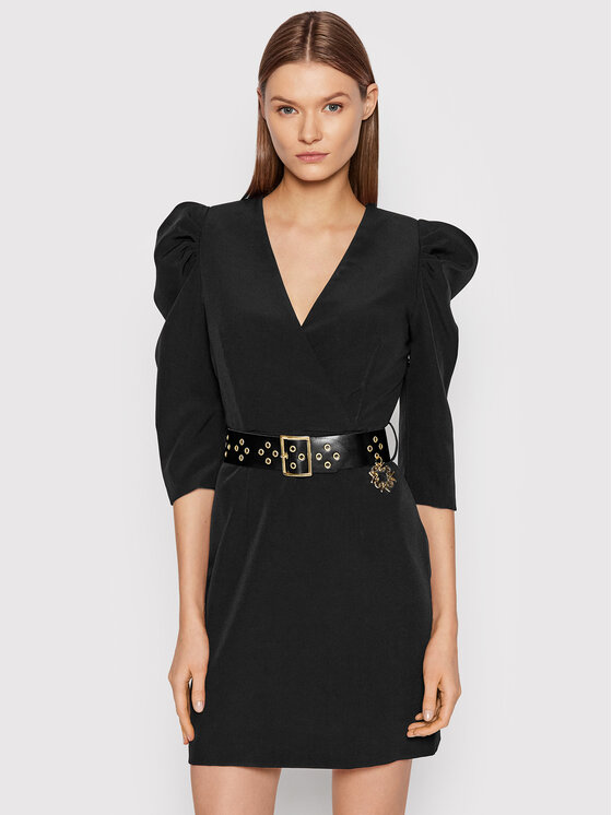 Rinascimento Sukienka koktajlowa CFC0105950003 Czarny Regular Fit