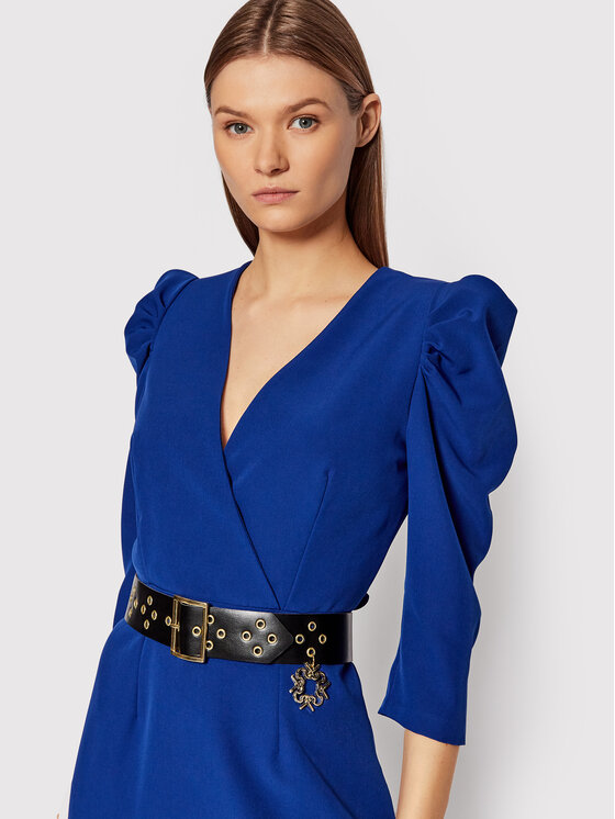 Rinascimento Sukienka koktajlowa CFC0105950003 Niebieski Regular Fit zdjęcie nr 4