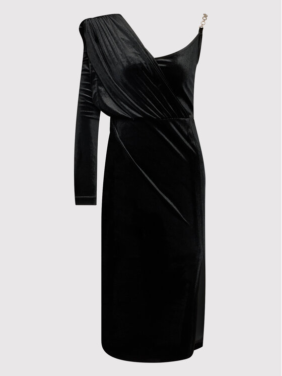 Rinascimento Sukienka koktajlowa CFC0106681003 Czarny Regular Fit zdjęcie nr 5