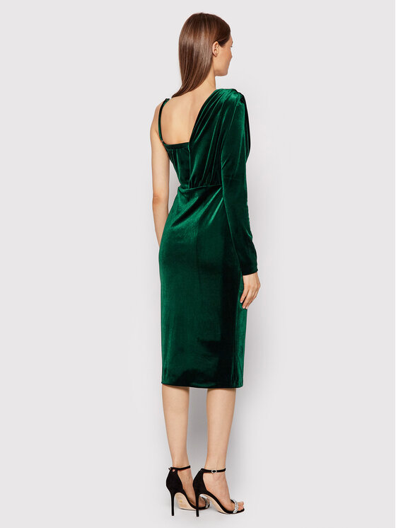Rinascimento Sukienka koktajlowa CFC0106681003 Zielony Slim Fit zdjęcie nr 3
