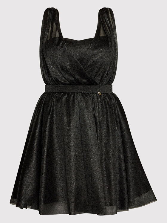 Rinascimento Sukienka koktajlowa CFC0106717003 Czarny Regular Fit zdjęcie nr 5