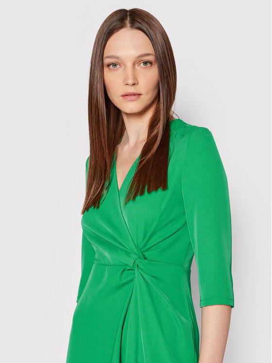 Rinascimento Sukienka koktajlowa CFC0107382003 Zielony Regular Fit zdjęcie nr 4