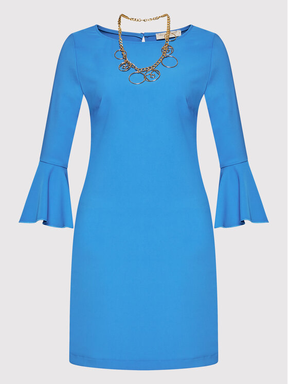 Rinascimento Sukienka koktajlowa CFC0107400003 Niebieski Regular Fit zdjęcie nr 5