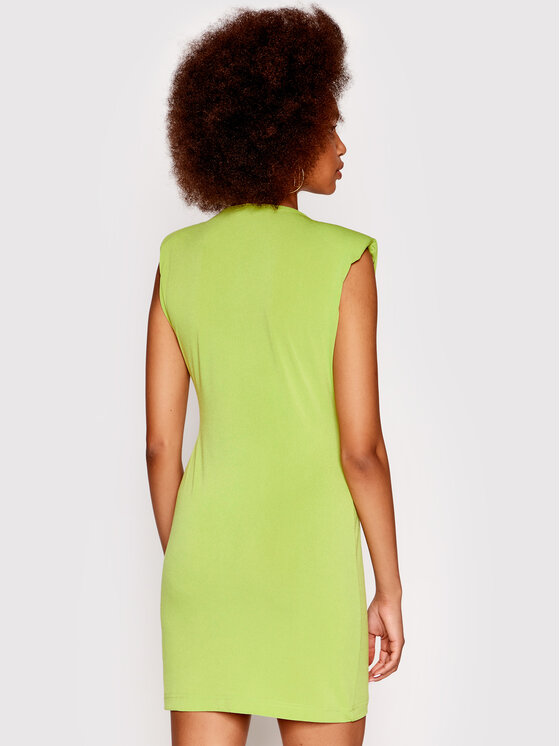 Rinascimento Sukienka koktajlowa CFC0107441003 Zielony Regular Fit zdjęcie nr 3