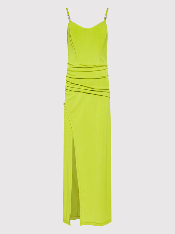 Rinascimento Sukienka koktajlowa CFC0107443003 Zielony Slim Fit zdjęcie nr 4