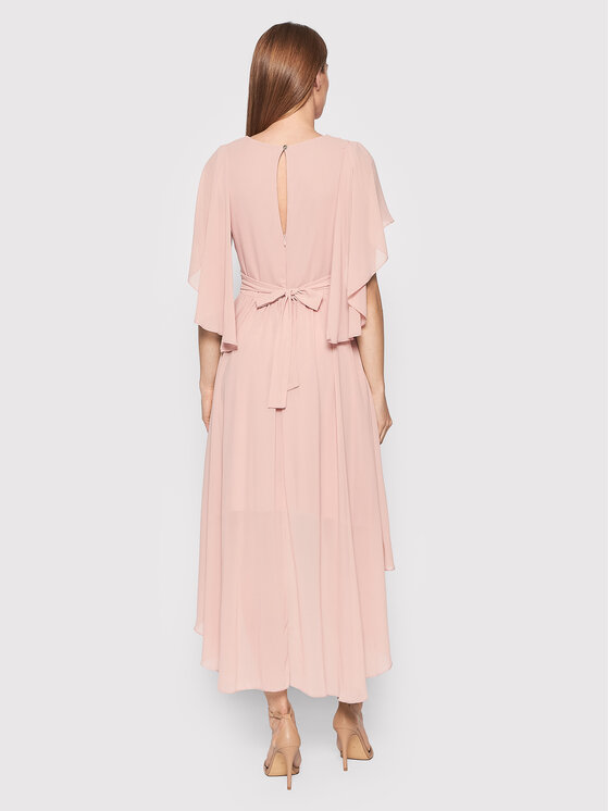 Rinascimento Sukienka koktajlowa CFC0107447003 Różowy Slim Fit zdjęcie nr 3
