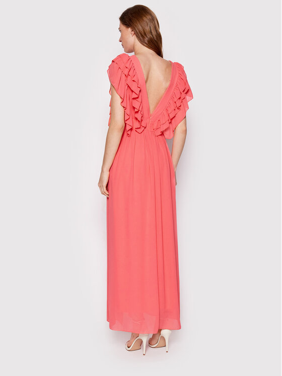 Rinascimento Sukienka koktajlowa CFC0109134003 Różowy Regular Fit zdjęcie nr 3