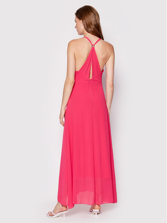 Rinascimento Sukienka koktajlowa CFC0109291003 Różowy Regular Fit zdjęcie nr 3