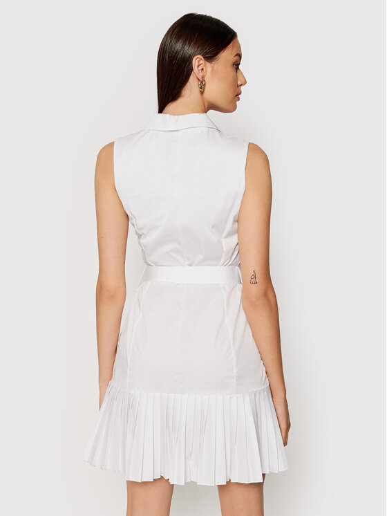 Rinascimento Sukienka koktajlowa CFC0017897002 Biały Regular Fit zdjęcie nr 3