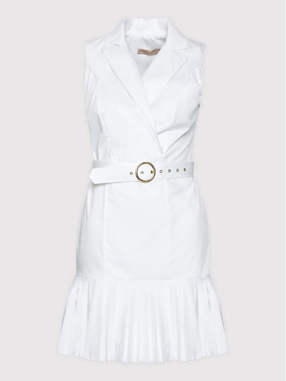 Rinascimento Sukienka koktajlowa CFC0017897002 Biały Regular Fit zdjęcie nr 5