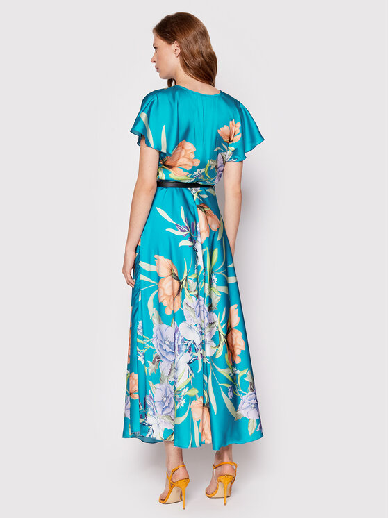 Rinascimento Sukienka letnia CFC0018577002 Niebieski Regular Fit zdjęcie nr 3