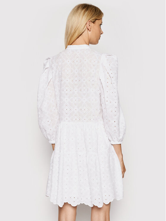 Rinascimento Sukienka letnia CFC0103616003 Biały Regular Fit zdjęcie nr 3